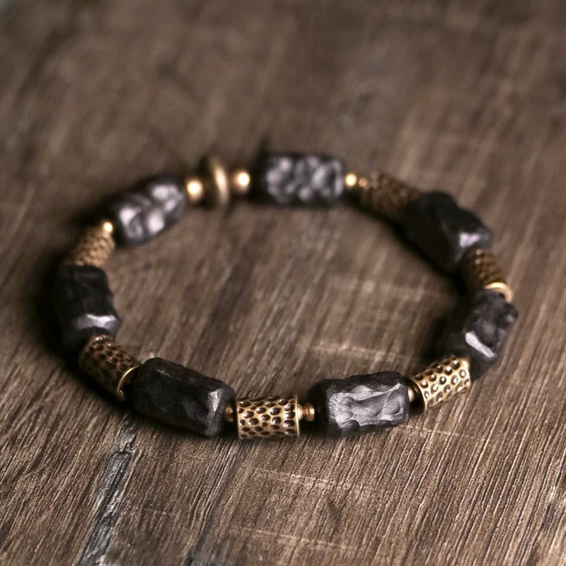 Metal & Wood Bracelet