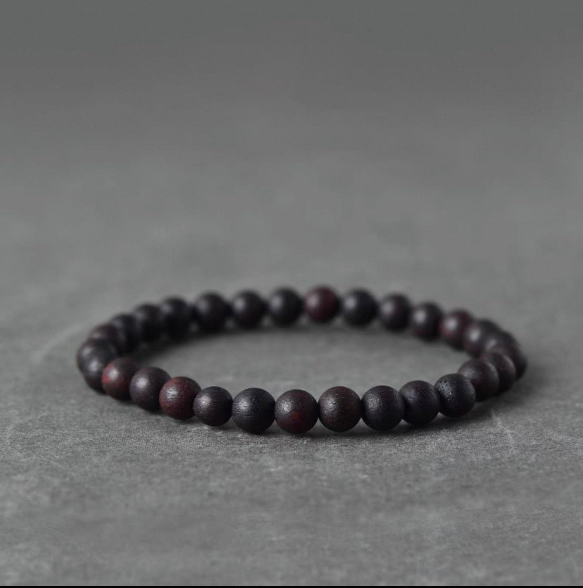 Black Sandalwood Success Bracelet : Black 6mm Single Strand - Seekcase