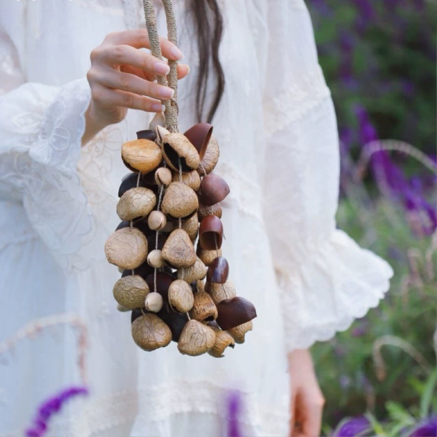 Nature's Harmony Seed Wind Chime : 3 Fruits Blend - Seekcase