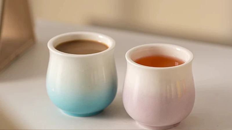 Reactive Glaze Cups