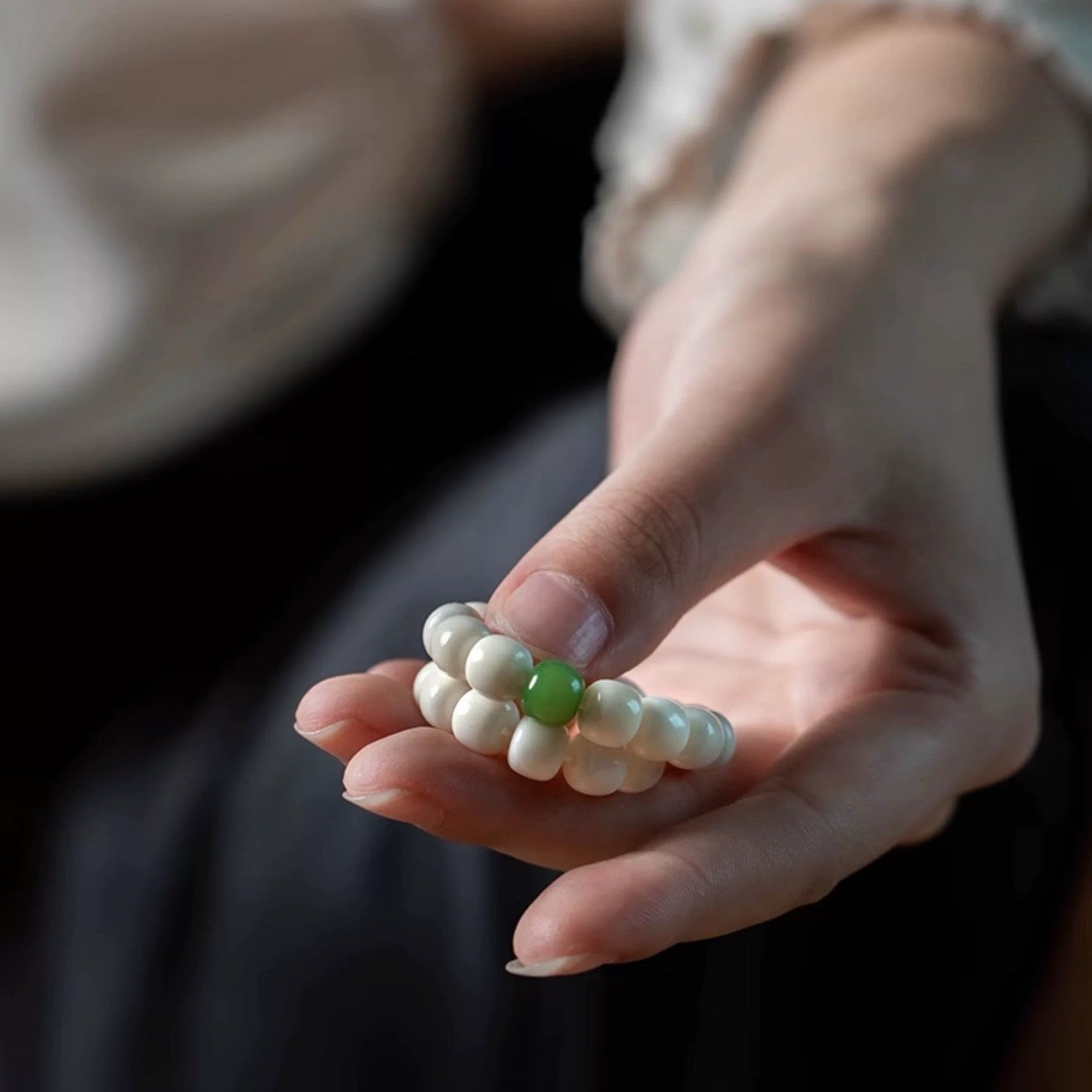 Enlightened Harmony Bracelet – Bodhi Seed & Gemstone Mala : - Seekcase
