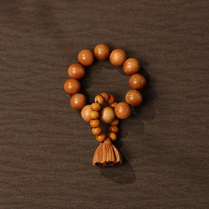 Peach Wood Cinnabar Meditation Tool : Pure Wood 8mm - Seekcase