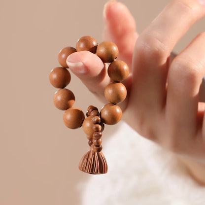 Peach Wood Cinnabar Meditation Tool : - Seekcase
