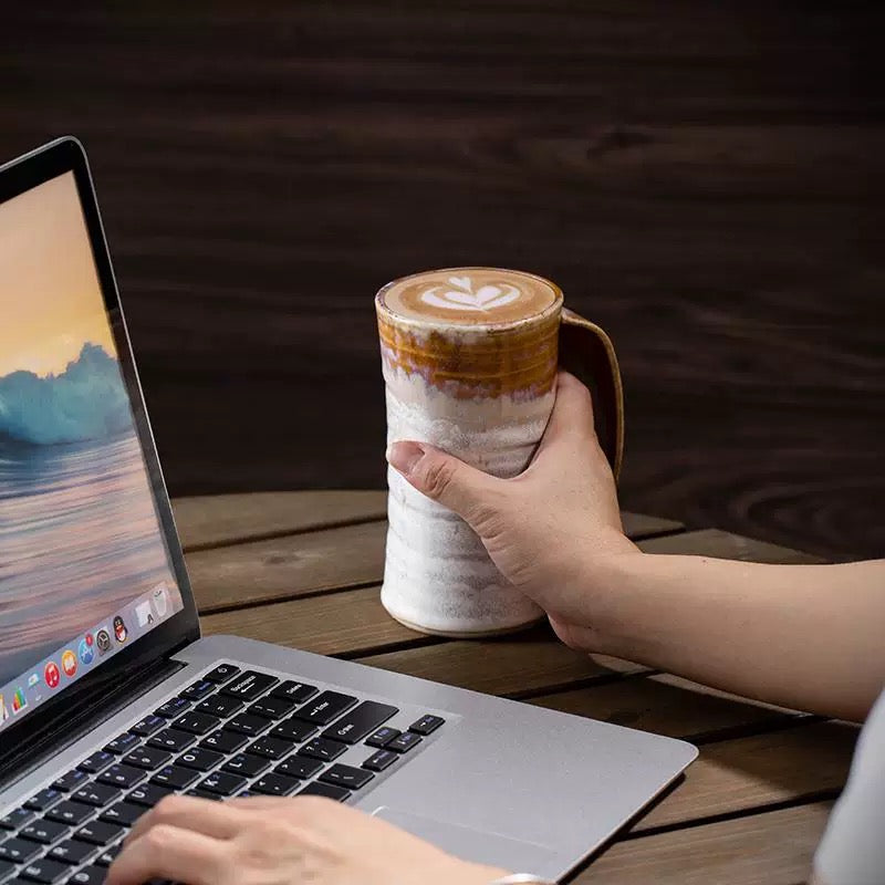 Echo Stone Heritage Ceramic Beer Mug 505ml : - Seekcase