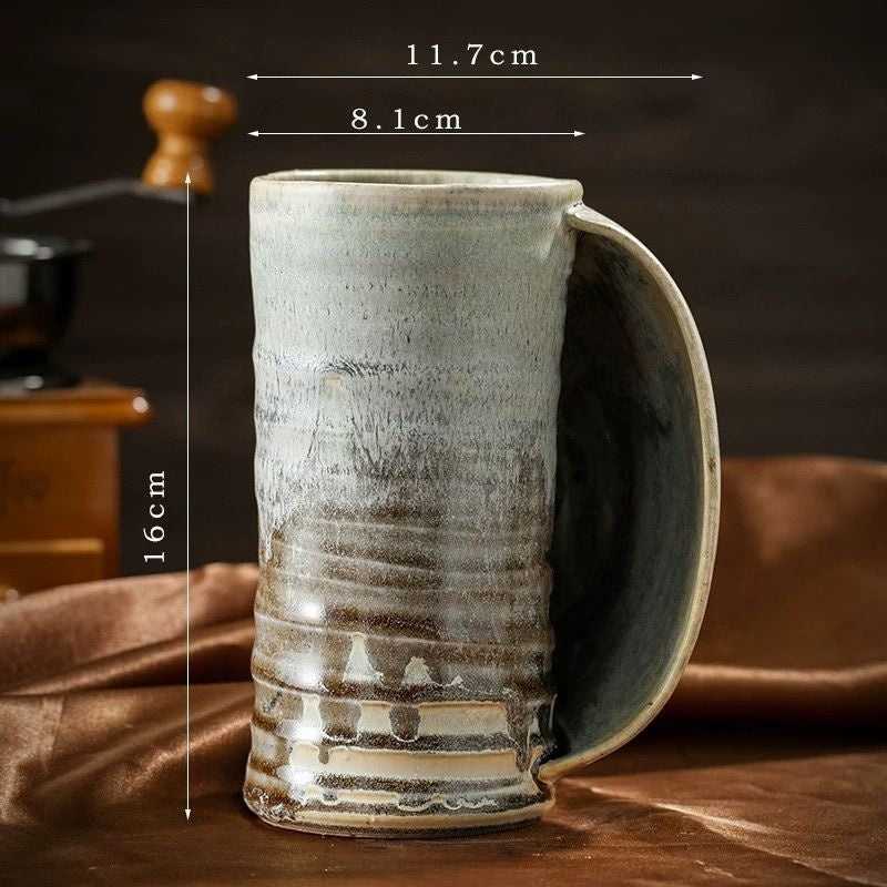 Echo Stone Heritage Ceramic Beer Mug 505ml : Slate Grey - Seekcase