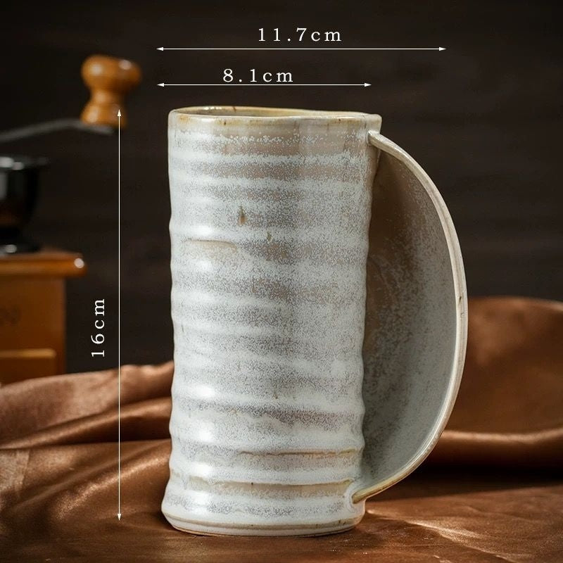 Echo Stone Heritage Ceramic Beer Mug 505ml : Bone White - Seekcase