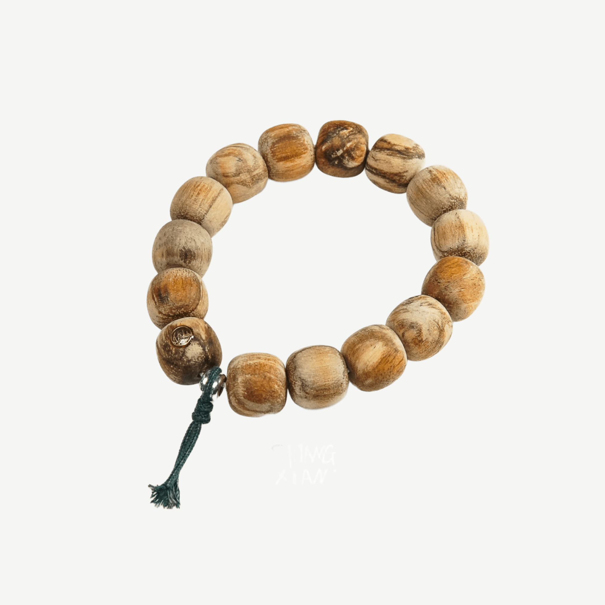 Agarwood "Rose Grain" Bracelet - Maillard Style Beads : Round Beads (9x8mm) - Seekcase