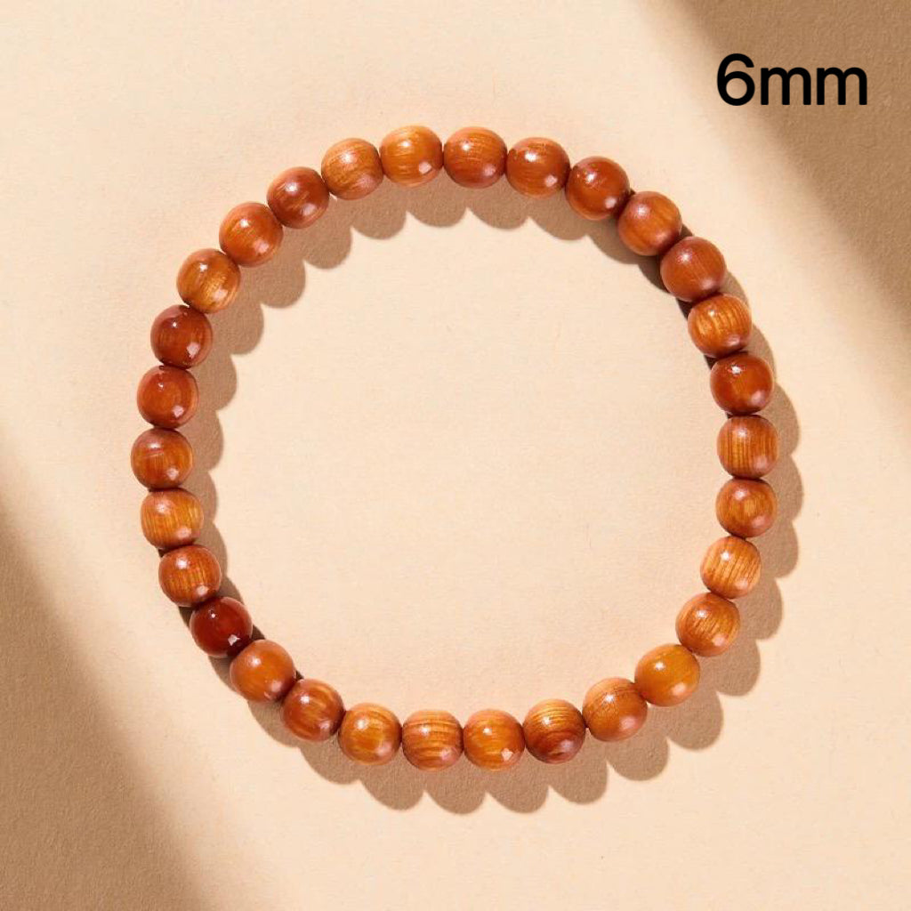Moonwood Lullaby Bracelet – Ancient Thuja Mala : Brown 6mm - Seekcase