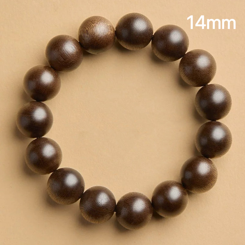 Moonwhisper Mala – Sinking Agarwood Dream Bracelet : 棕色 14mm - Seekcase