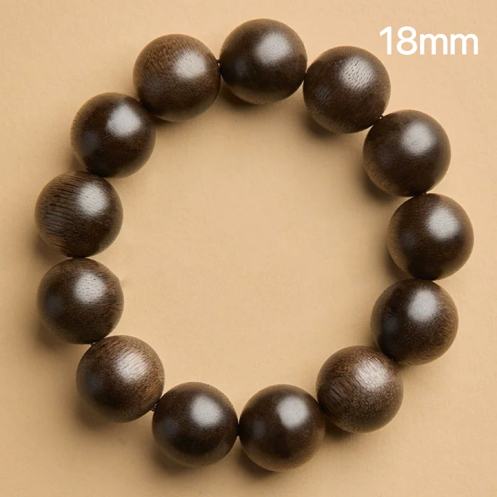 Moonwhisper Mala – Sinking Agarwood Dream Bracelet : 棕色 18mm - Seekcase