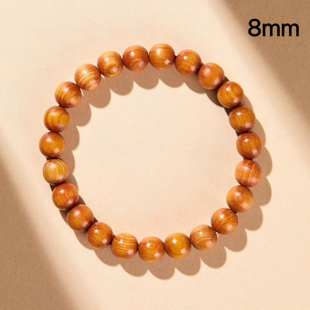 Moonwood Lullaby Bracelet – Ancient Thuja Mala : Brown 8mm - Seekcase