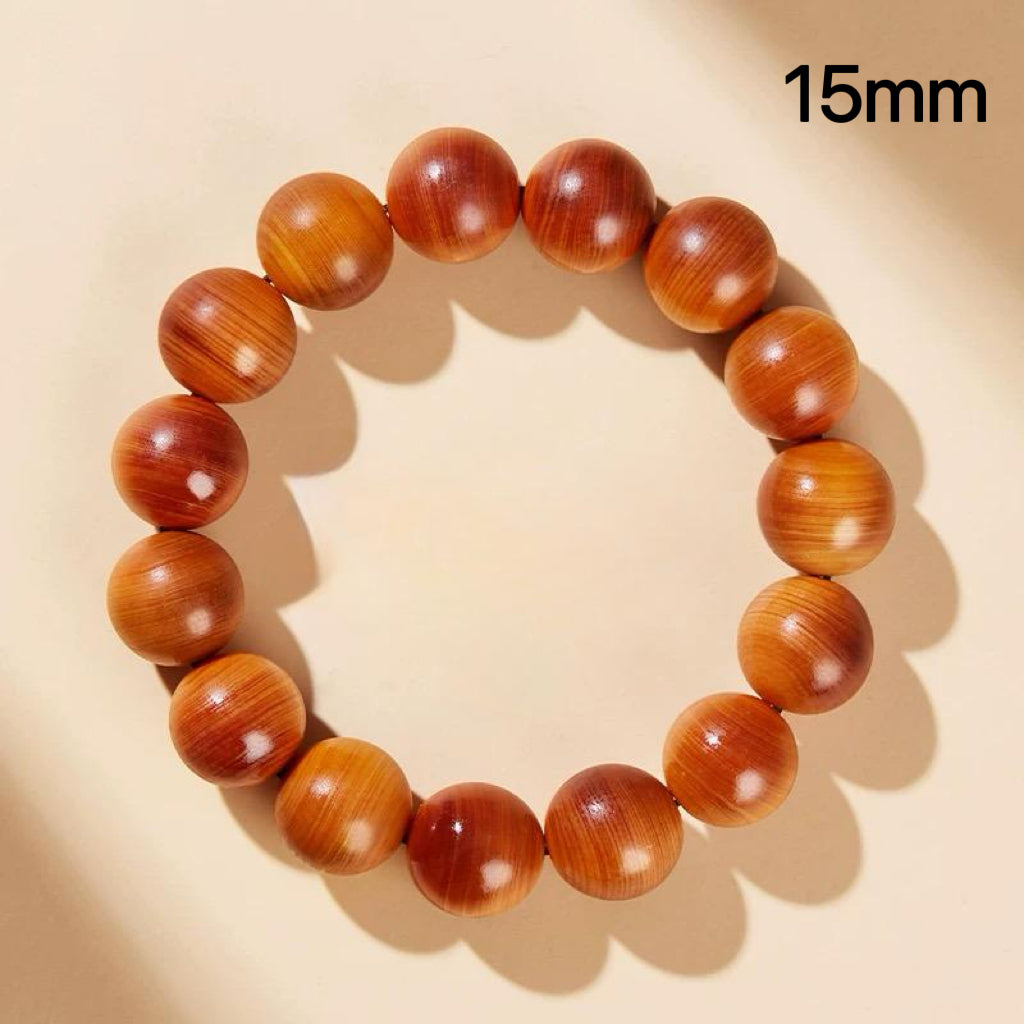 Moonwood Lullaby Bracelet – Ancient Thuja Mala : Brown 15mm - Seekcase