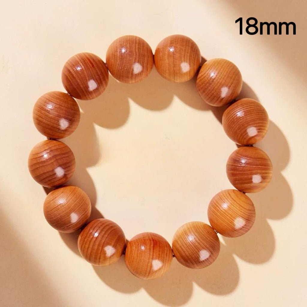 Moonwood Lullaby Bracelet – Ancient Thuja Mala : Brown 18mm - Seekcase