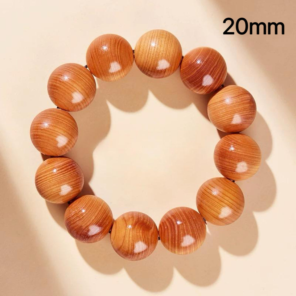 Moonwood Lullaby Bracelet – Ancient Thuja Mala : Brown 20mm - Seekcase