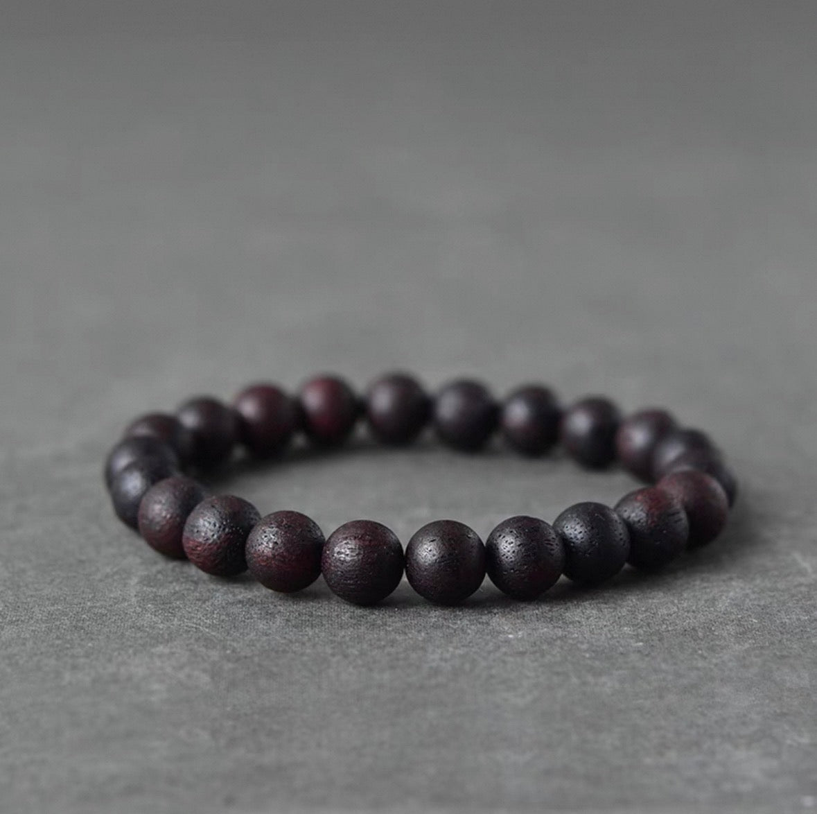 Black Sandalwood Success Bracelet : Black 8mm Single Strand - Seekcase