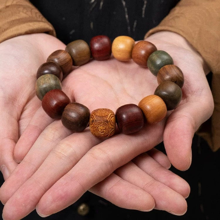 15-Types Sandalwood Bracelet : - Seekcase