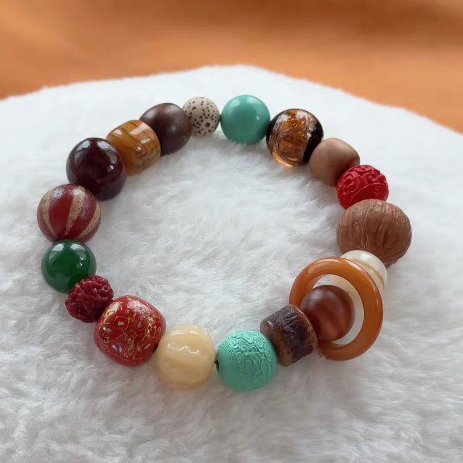 18-Seed Bodhi Mala Bracelet : - Seekcase