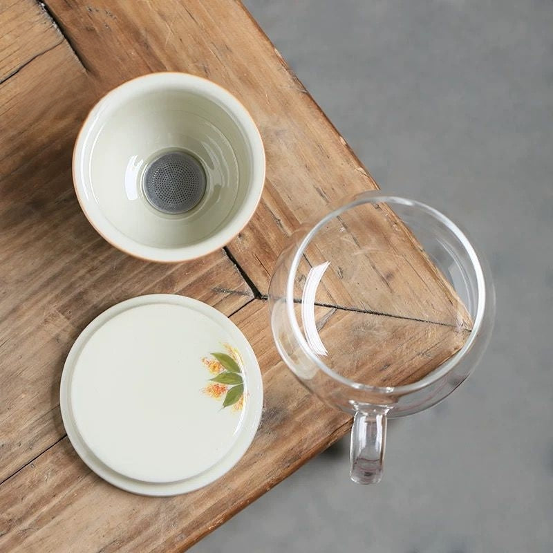 Osmanthus All-in-One Tea Mug : - Seekcase