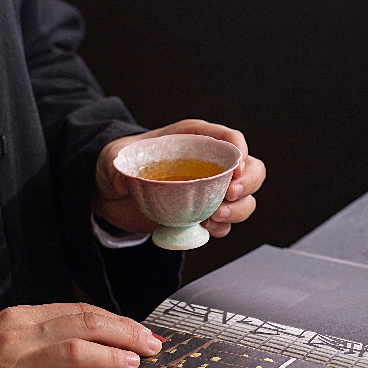 The Floral Footed Cup 65ml