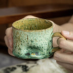 The Hand-Pinched Stoneware Coffee Mug 200ml : - Seekcase