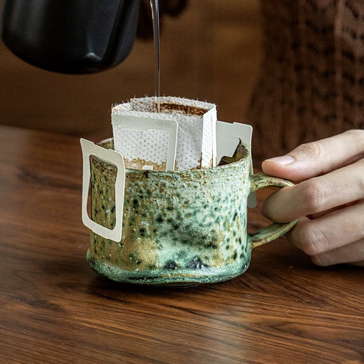 The Hand-Pinched Stoneware Coffee Mug 200ml : - Seekcase