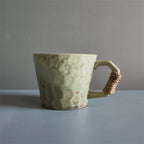 The Diamond Pattern Coffee Mug 350ml : Beige - Seekcase