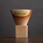 The Obelisk Wabi-Sabi Latte Art Cup 180ml : Iron Rust - Seekcase