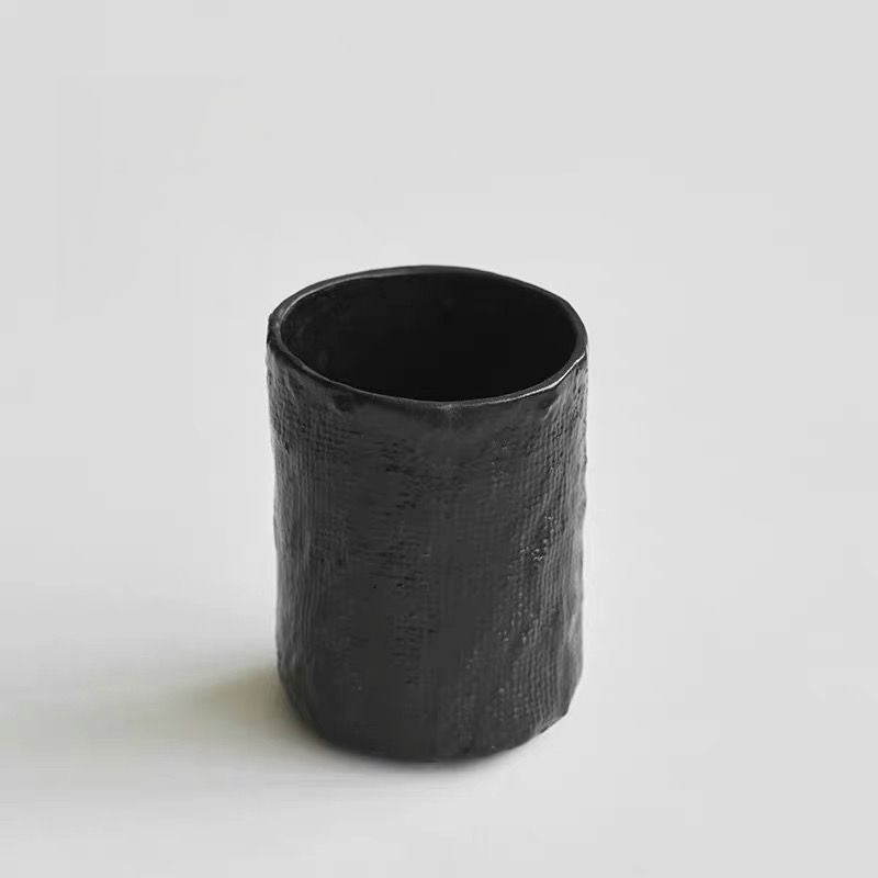 The Sentinel Wabi-Sabi Soda & Beer Cup 300ml : Black - Seekcase
