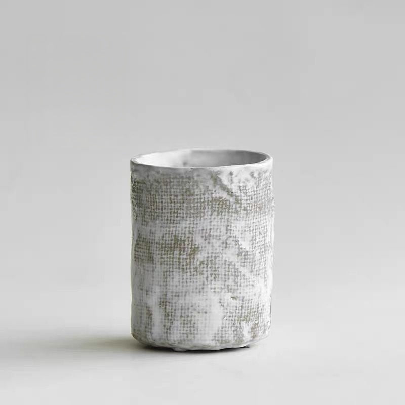 The Sentinel Wabi-Sabi Soda & Beer Cup 300ml : White - Seekcase