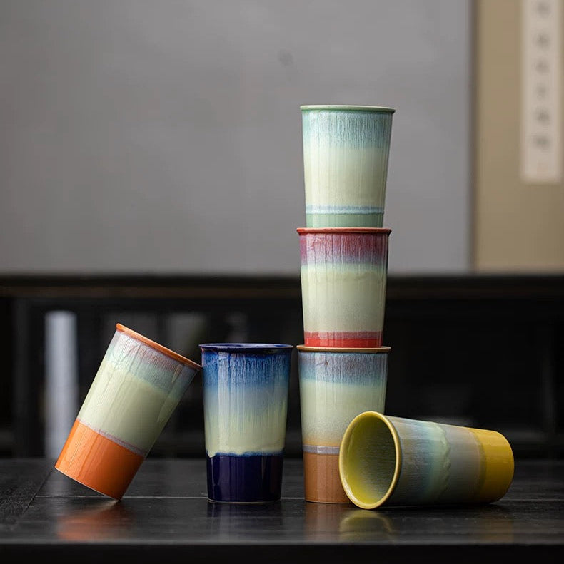 Flow Ceramic Cola & Milk Cup 380ml : - Seekcase