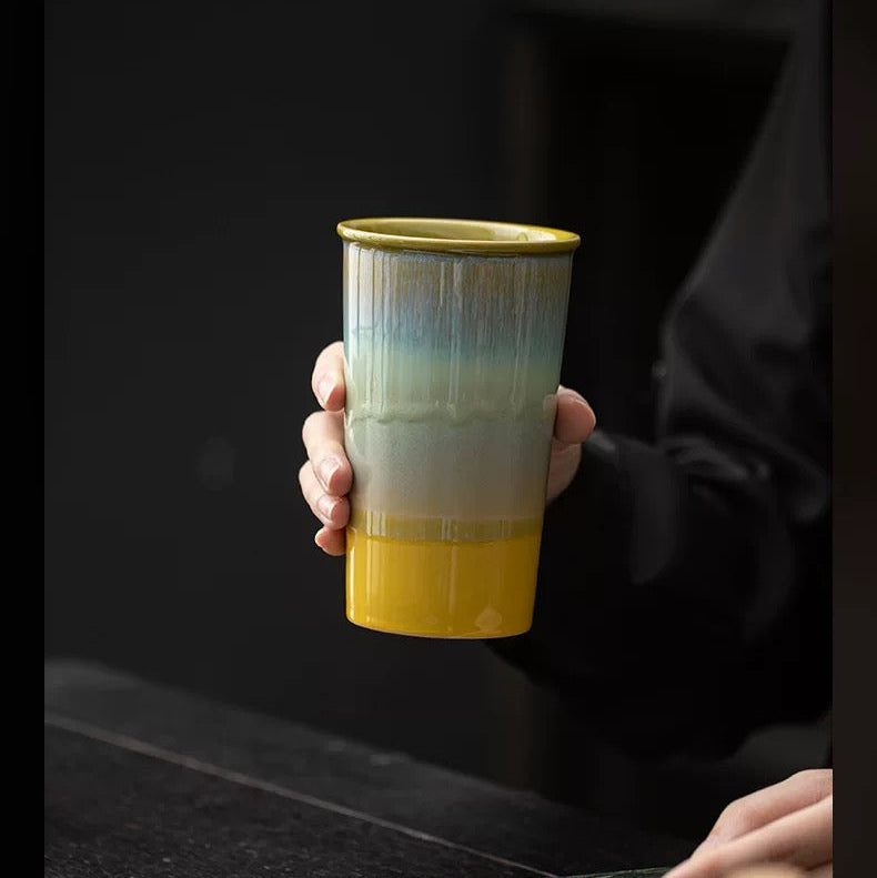 Flow Ceramic Cola & Milk Cup 380ml : - Seekcase