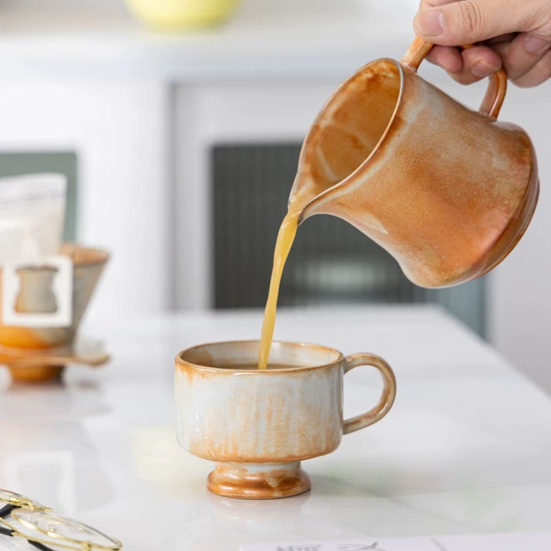 Sunset Wood-fired Coffee Cup 210ml : - Seekcase