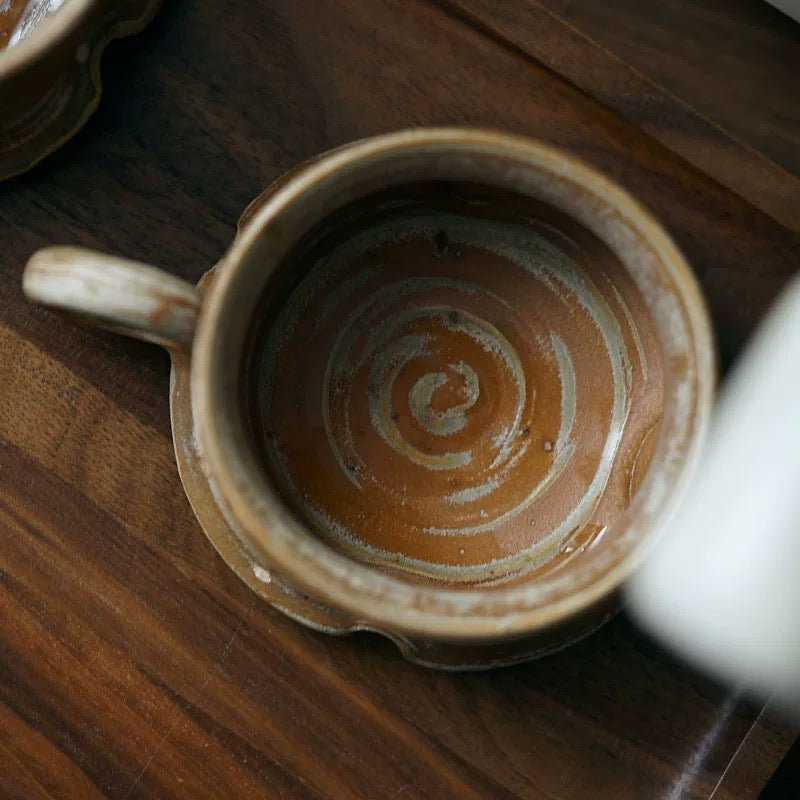 Black Tea Ember Wood-fired Cup 140ml : - Seekcase