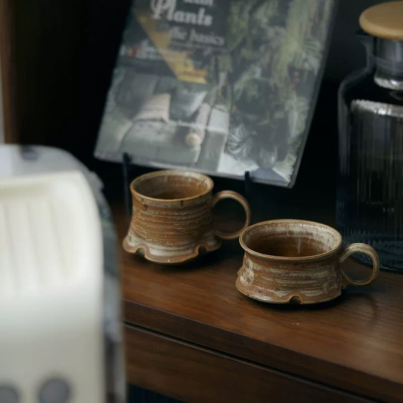 Black Tea Ember Wood-fired Cup 140ml : - Seekcase