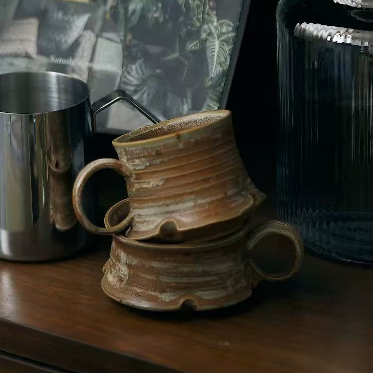 Black Tea Ember Wood-fired Cup 140ml : - Seekcase