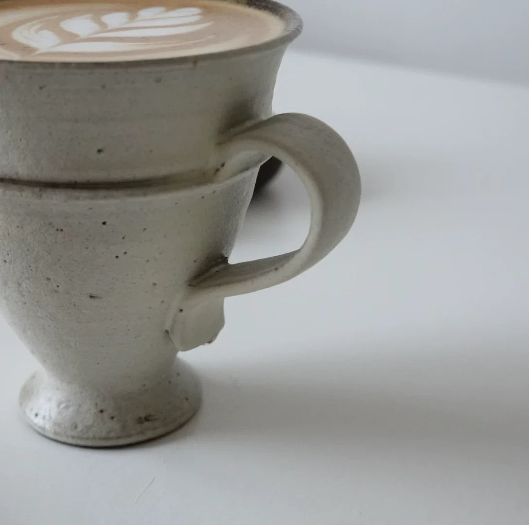 Alabaster Ash Wood-fired Mug 230ml : - Seekcase