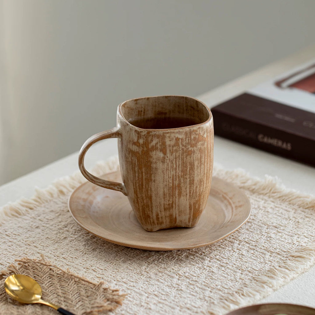 Golden Wheat Tall Coffee Mug 330ml : - Seekcase