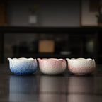 Ice Blossom Crystalline Matcha Bowl 520ml : - Seekcase