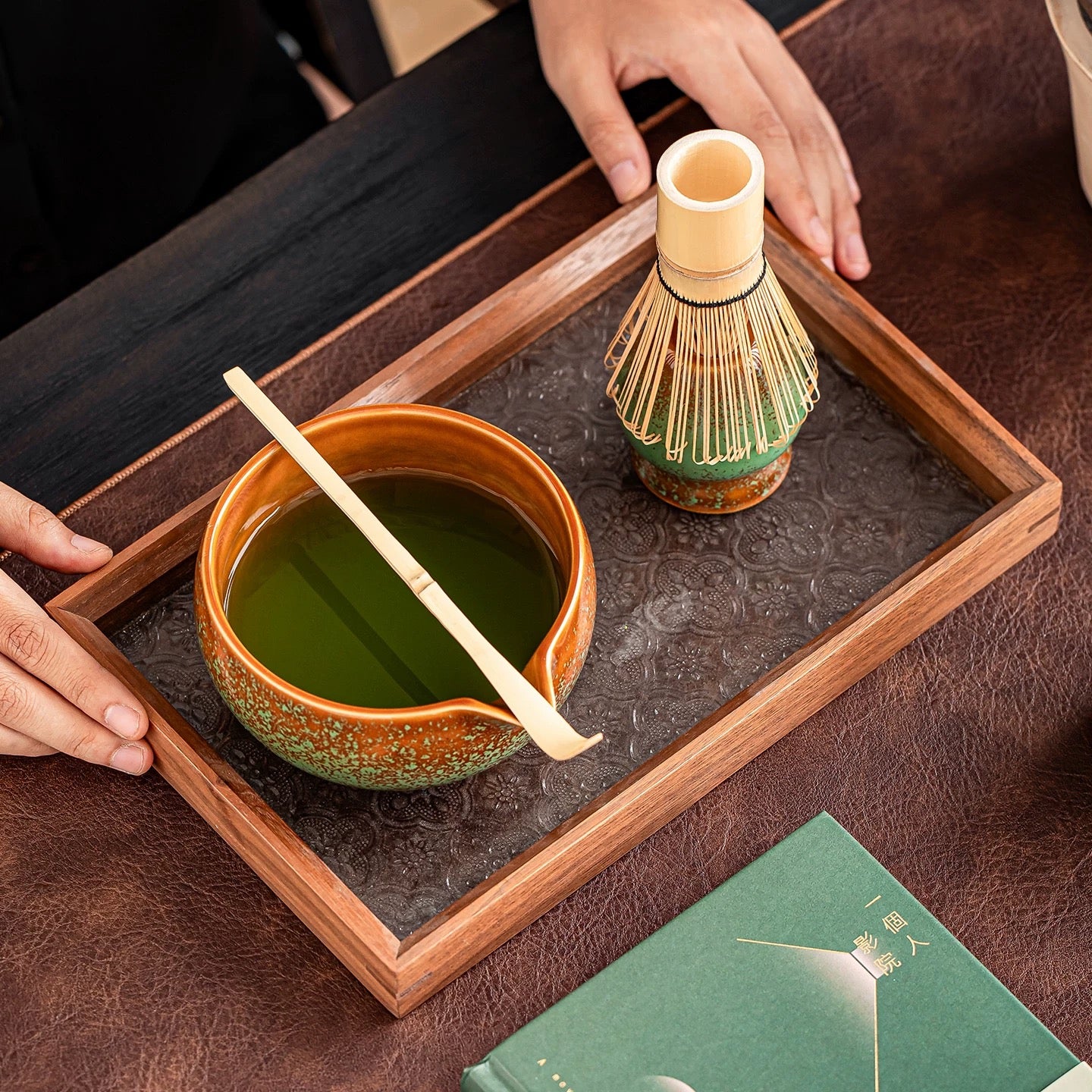 Starry Night Spouted Matcha Bowl 460ml