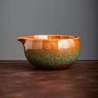 Starry Night Spouted Matcha Bowl 460ml : Green - Seekcase