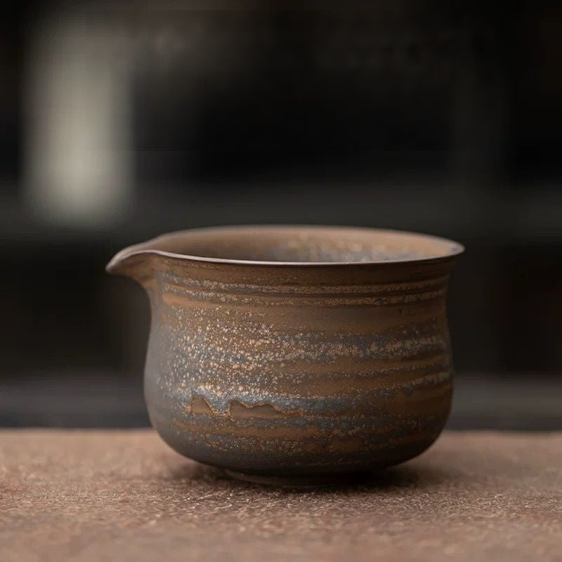 Heritage Rust Reactive Glaze Matcha Bowl 280ml : Vintage Brown - Seekcase