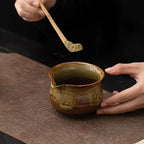 Heritage Rust Reactive Glaze Matcha Bowl 280ml : - Seekcase