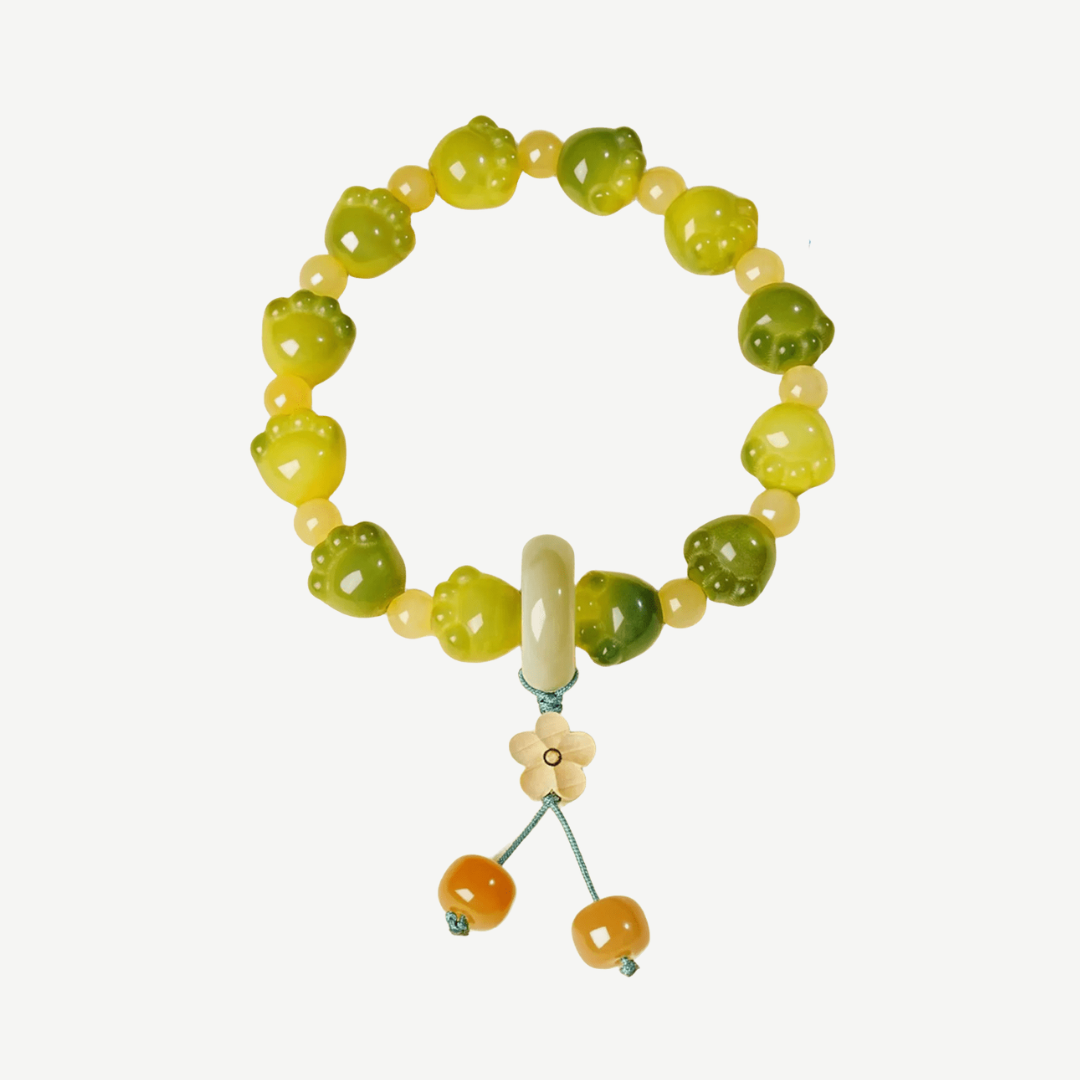 Cat Paw Bodhi Bracelet : - Seekcase