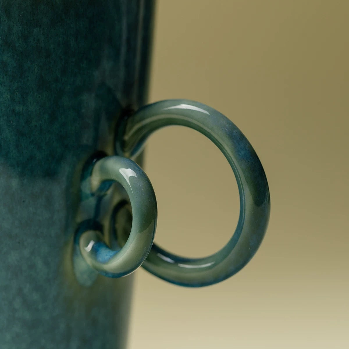 The Teal Vortex Dual-Handle Vessel 230ml : - Seekcase