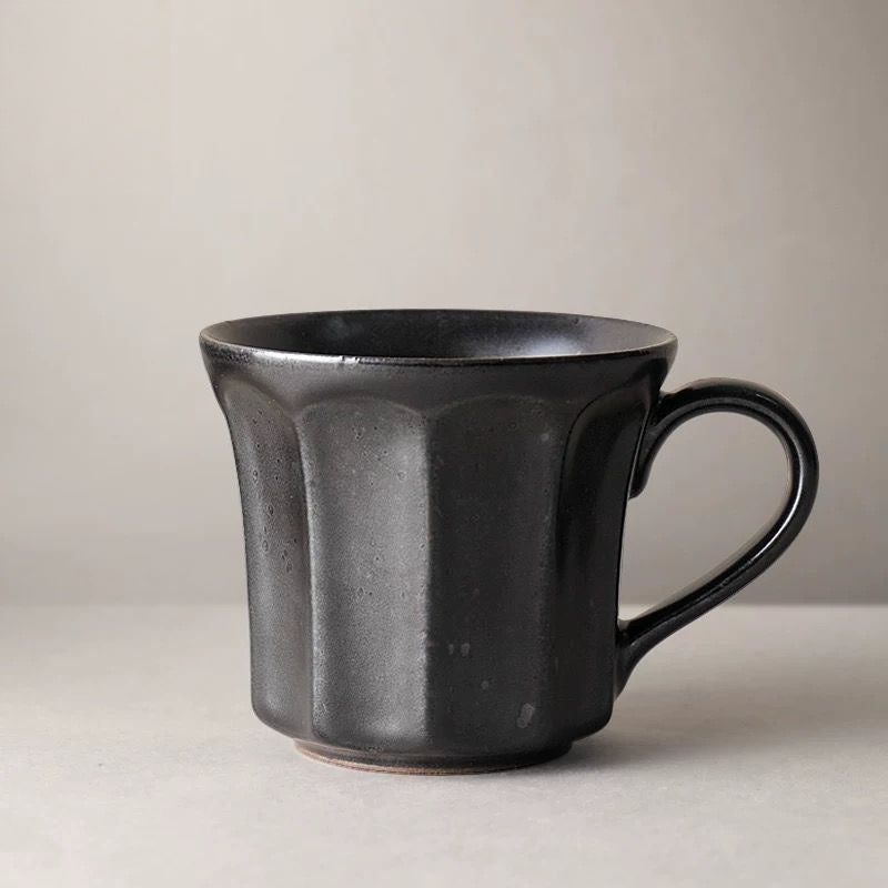 The Heritage Handcrafted Artisan Mug 250ml : Black - Seekcase