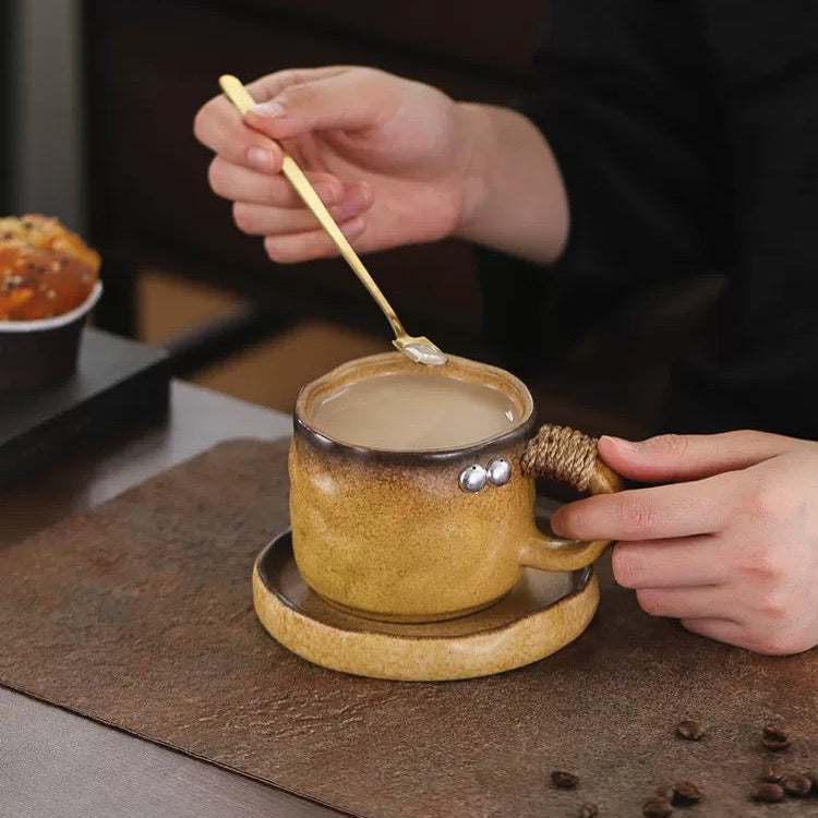 The Relic Handcrafted Cup & Saucer Set 250ml : - Seekcase