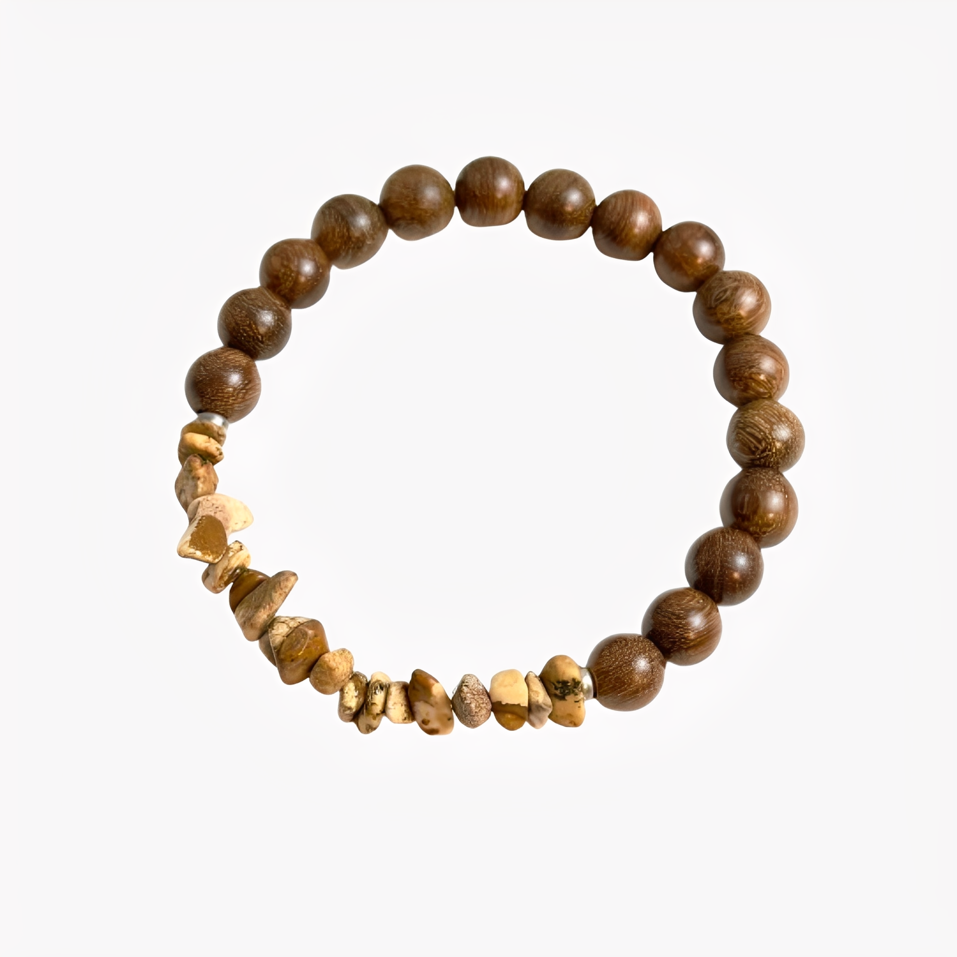 Sandalwood Chip Serenity Bracelet : - Seekcase