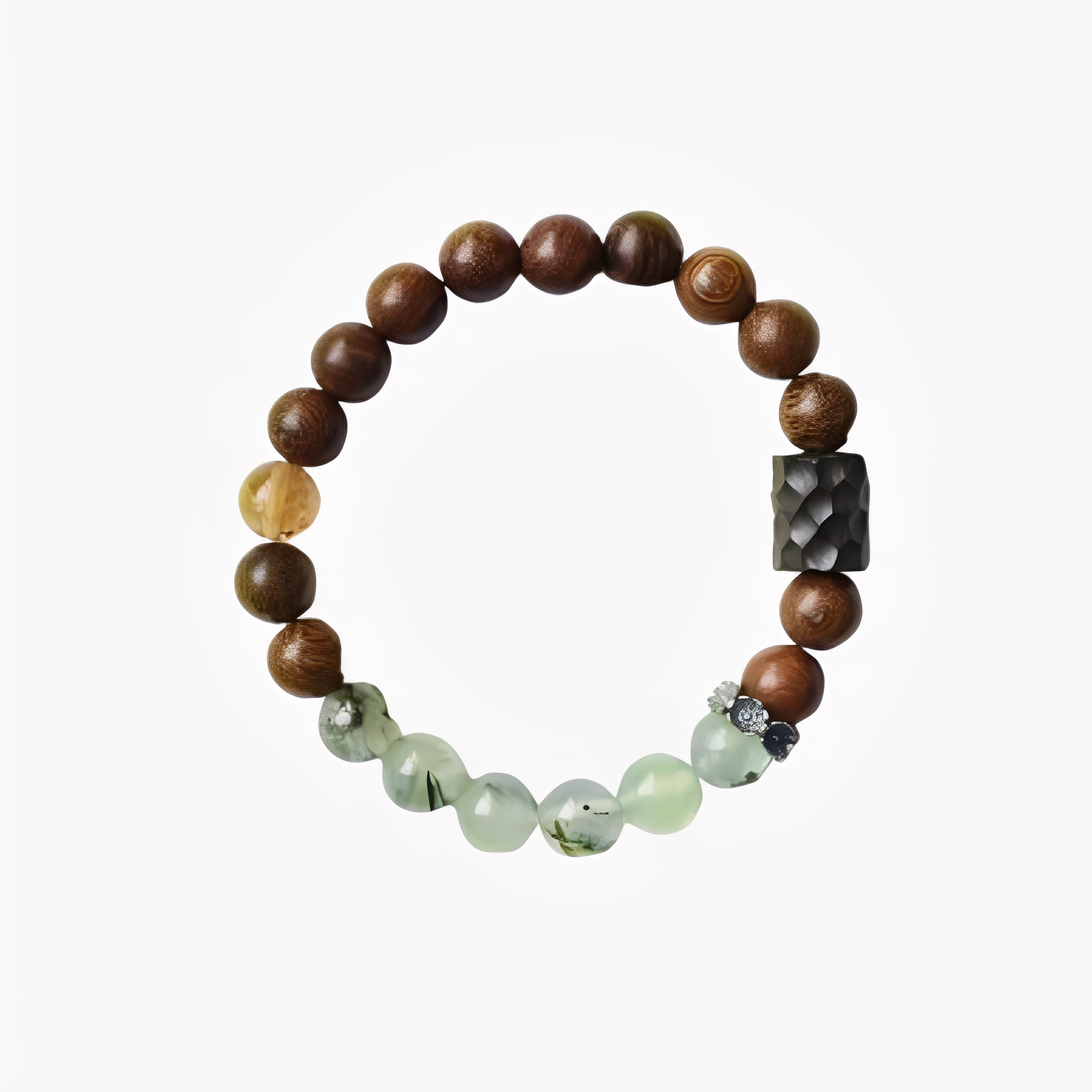 Citrine & Sandalwood & Stone Luck Bracelet : - Seekcase