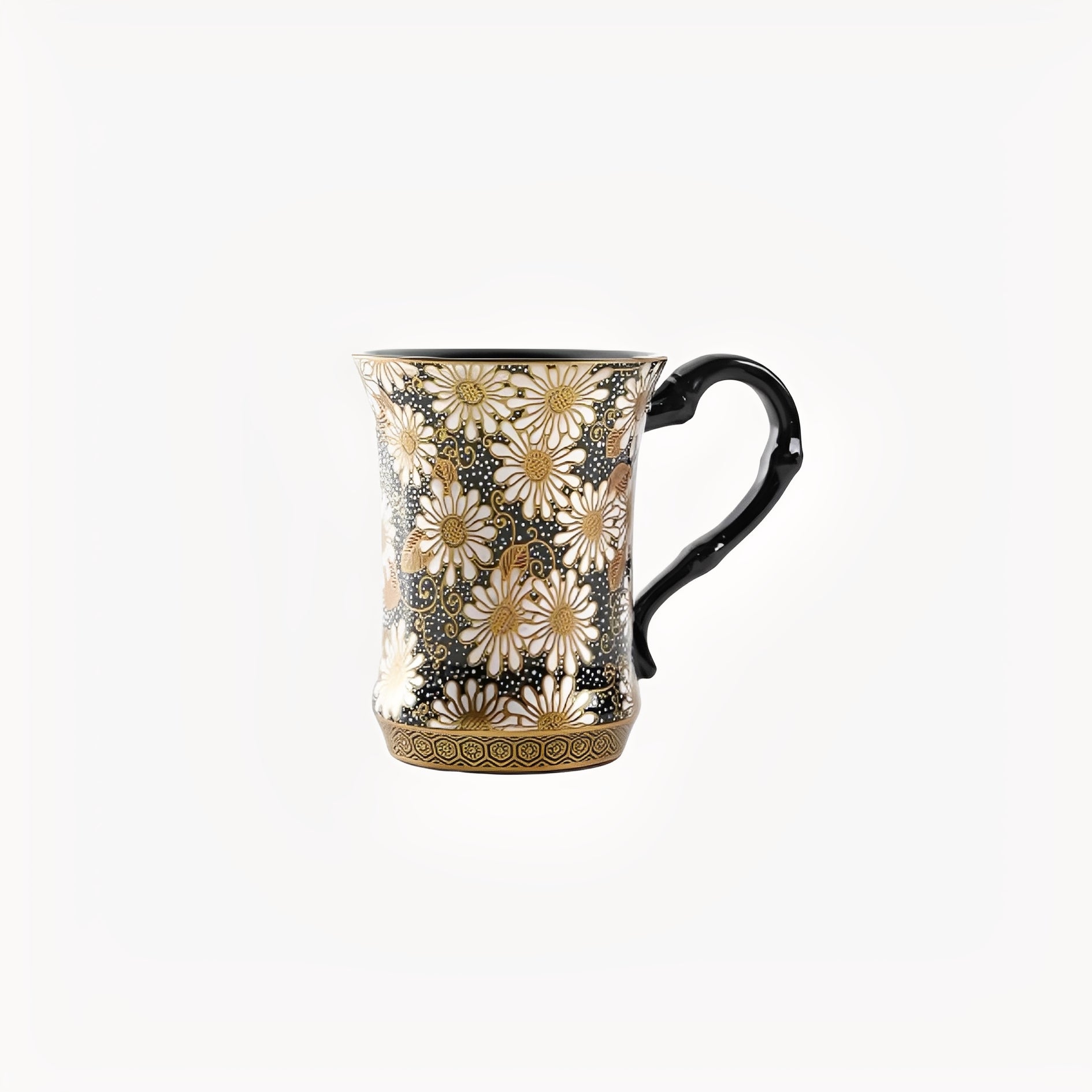 Daisy Handle Tea Cups, Set of 2