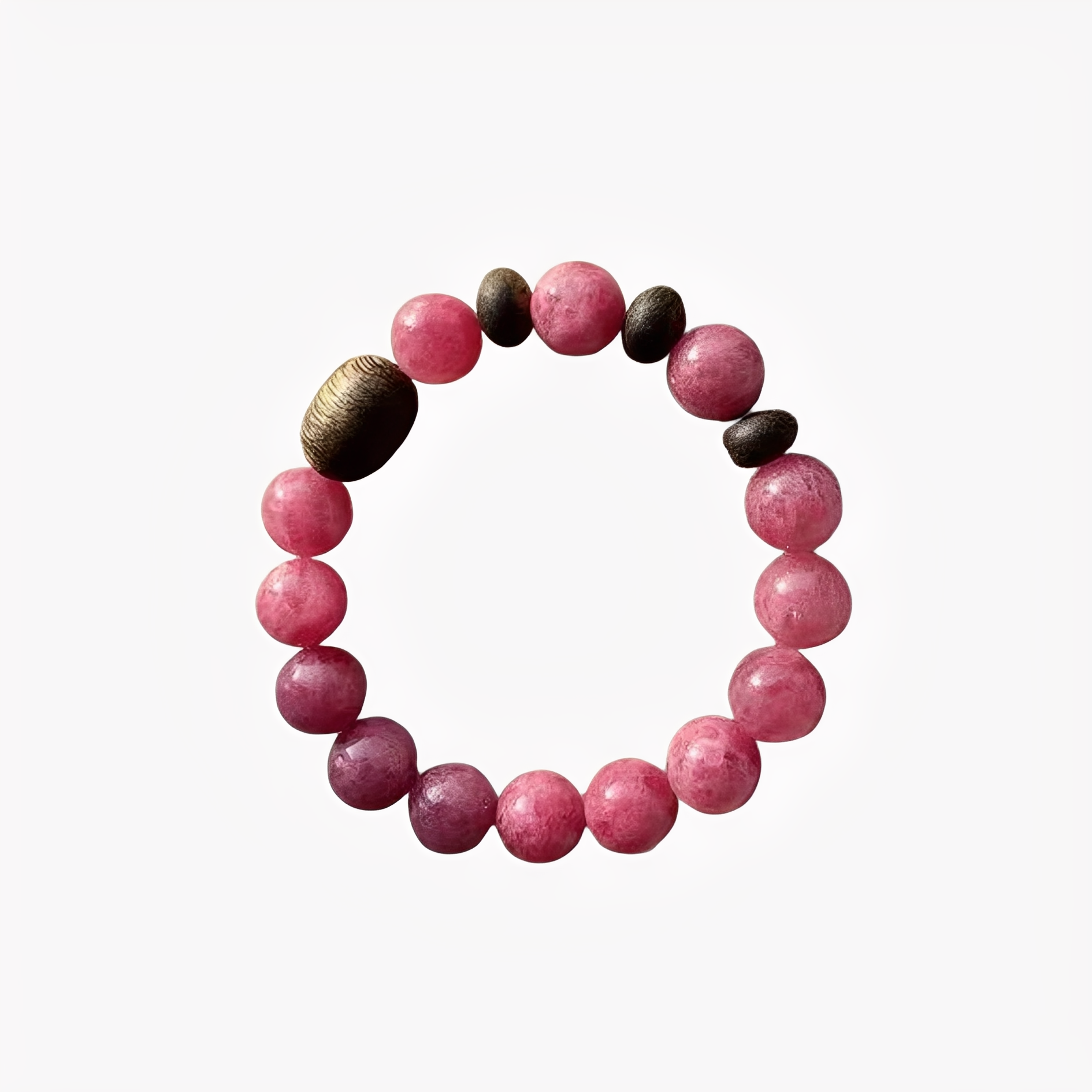 Rhodonite & Agarwood Harmony Bracelet : - Seekcase